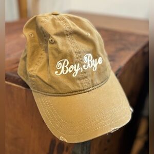 Distressed “Boy Bye” Hat